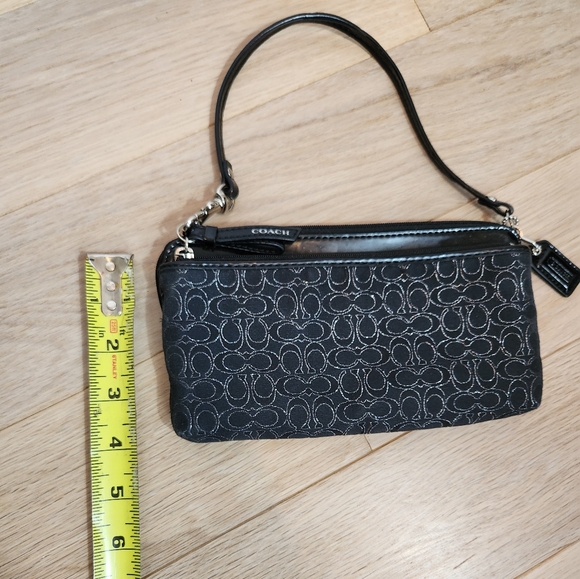 Coach wristlet wallet Blue /Black - Picture 4 of 7